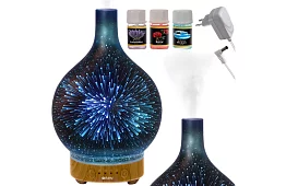 Lampa cu aromă cu ultrasunete 200 ml + 3 uleiuri aromatice
