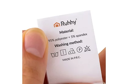 Huse universale pentru scaune cu model – set 6 buc – roșu