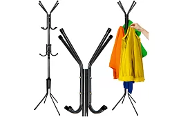 Suport pentru haine 170 cm – negru