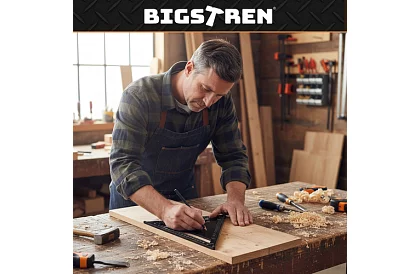 Colțar din aluminiu 30x30 cm - riglă de tâmplărie