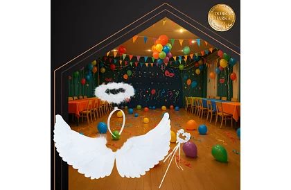 Costum de înger – set de 3 piese