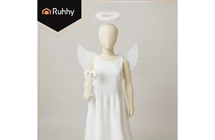 Costum de înger – set de 3 piese