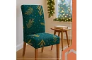 Huse universale pentru scaune cu model – set 6 buc – verzii