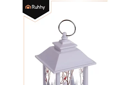 Lampa de Crăciun cu LED pe baterii – albă