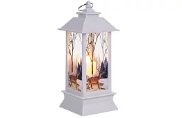 Lampa de Crăciun cu LED pe baterii – albă