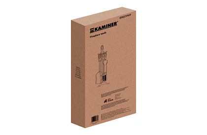 Unelte pentru șemineu – set 5 în 1 în stil retro