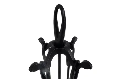 Unelte pentru șemineu – set 5 în 1 în stil retro