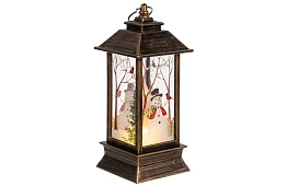 LED lanternă de Crăciun cu baterii – aurie