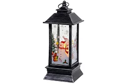 LED lanternă de Crăciun cu baterii – neagră