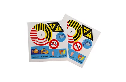 Puzzle pista pentru asamblare – bază rutieră cu mașinuțe