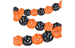 Girlandă de Halloween – dovleci, 3 metri