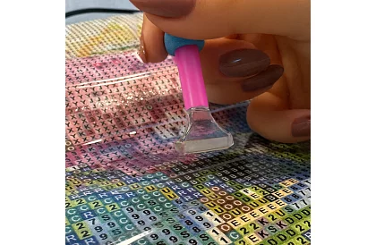 Pictura cu diamante 5D – Flori într-o vază