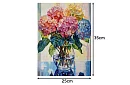 Pictura cu diamante 5D – Flori într-o vază