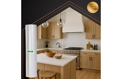 Folie de vid pentru ambalare – manșon 28 × 600 cm