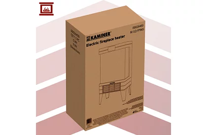 Şemineu electric cu efect de flacără – 2000 W – ventilator cu funcție de încălzire