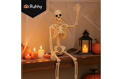 Decorație schelet pentru suspendare – 40 cm