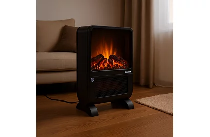 Șemineu electric KAMINER 2000 W – efect de foc arzând