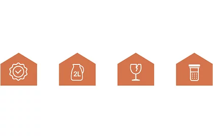 Cana de sticlă pentru ceai cu infuzor – 2 l