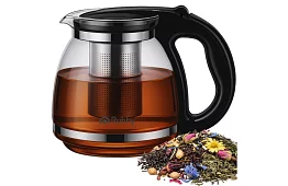 Cana de sticlă pentru ceai cu infuzor – 2 l