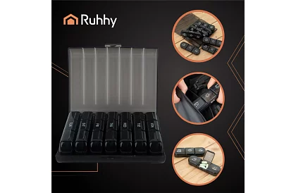 Organizator de medicamente – 7 zile, 3 × pe zi