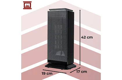 Încălzitor electric ceramic LUMNI 2.0 - 2000W cu telecomandă
