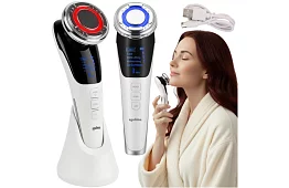 Dispozitiv de masaj cu ultrasunete pentru față 5 în 1 – mezoterapie fără ace