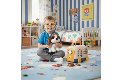 Mica setă de doctor – mic veterinar