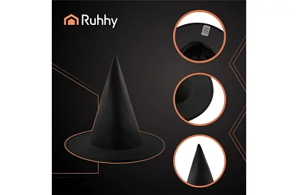 Pălăria de vrăjitor – neagră