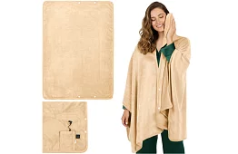 Pătură termică 160 × 90 cm – poncho pentru spate și umeri