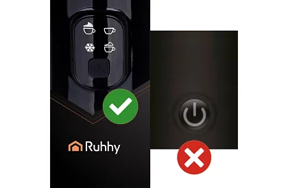 Spumant electric pentru lapte 400W - negru