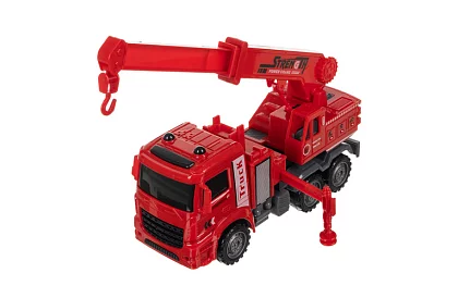 Set de mașini de pompieri cu părți mobile – 6 bucăți