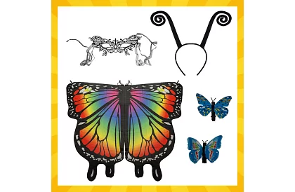 Costum de copil – fluture mare cu accesorii