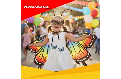 Costum de copil – fluture mare cu accesorii