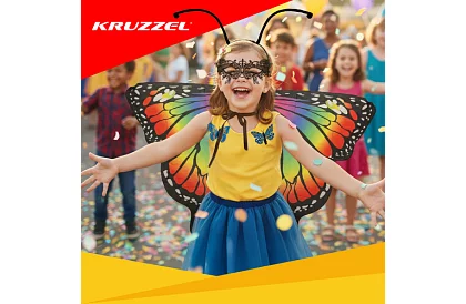 Costum de copil – fluture mare cu accesorii