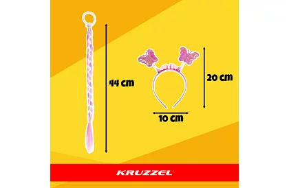 Costum de copil – fluture curcubeu cu accesorii