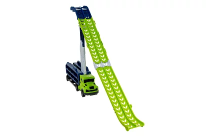 Camion cu remorcă și tobogan + 6 mașinuțe