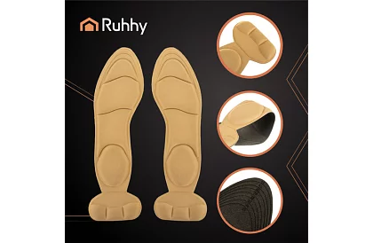 Inserts moi de pantofi cu protecție pentru călcâi - bej