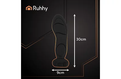 Inserts moi de pantofi cu protecție pentru călcâi - negre