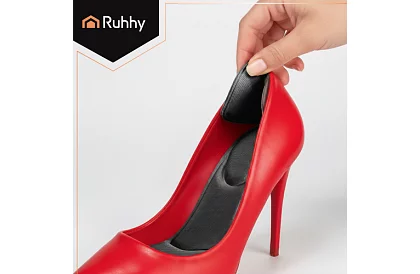 Inserts moi de pantofi cu protecție pentru călcâi - negre