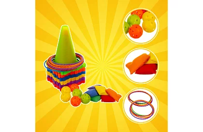 Jocul pentru copii 3 în 1 - aruncare la țintă