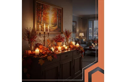 Decorațiuni artificiale de toamnă – 50 de bucăți