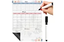 Planificator magnetic pentru frigider RUHHY – agendă 60 x 45 cm + marker