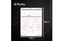 Planificator magnetic pentru frigider RUHHY – agendă 60 x 45 cm + marker