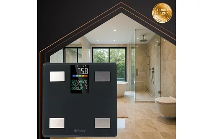 Cântar personal electronic analitic până la 226 kg – negru