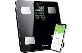 Cântar personal electronic analitic până la 226 kg – negru