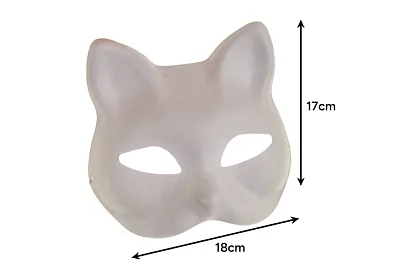 DIY set – măști de pisică pentru carnaval 6 bucăți