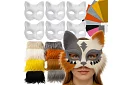 DIY set – măști de pisică pentru carnaval 6 bucăți