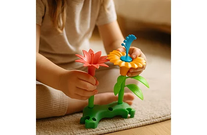 Set de construcție creativ – set flori 3D