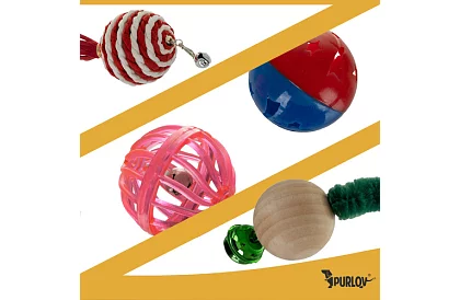 Set de jucării pentru pisici – 6 buc.