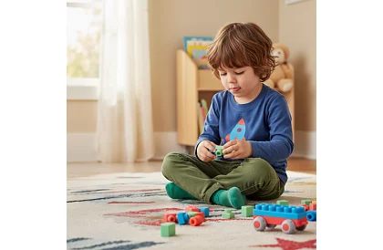 Cubi senzoriali din cauciuc pentru copii – 30 de bucăți